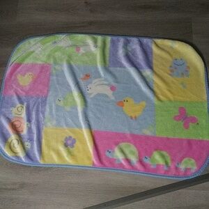 Carter's Types vintage baby blanket (spot see description)